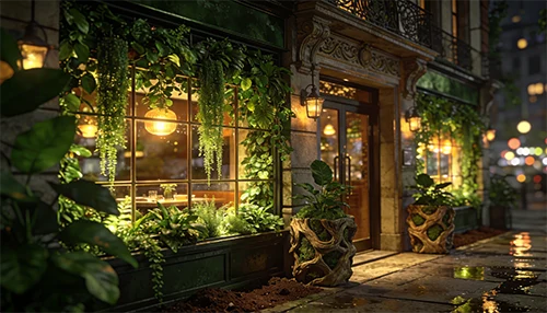 В эпоху цифровизации и урбанизации живая зелень становится мощным инструментом привлечения внимания. Дизайн витрин с озеленением — это не просто тренд, а осознанный подход к созданию эмоциональной связи с прохожими.