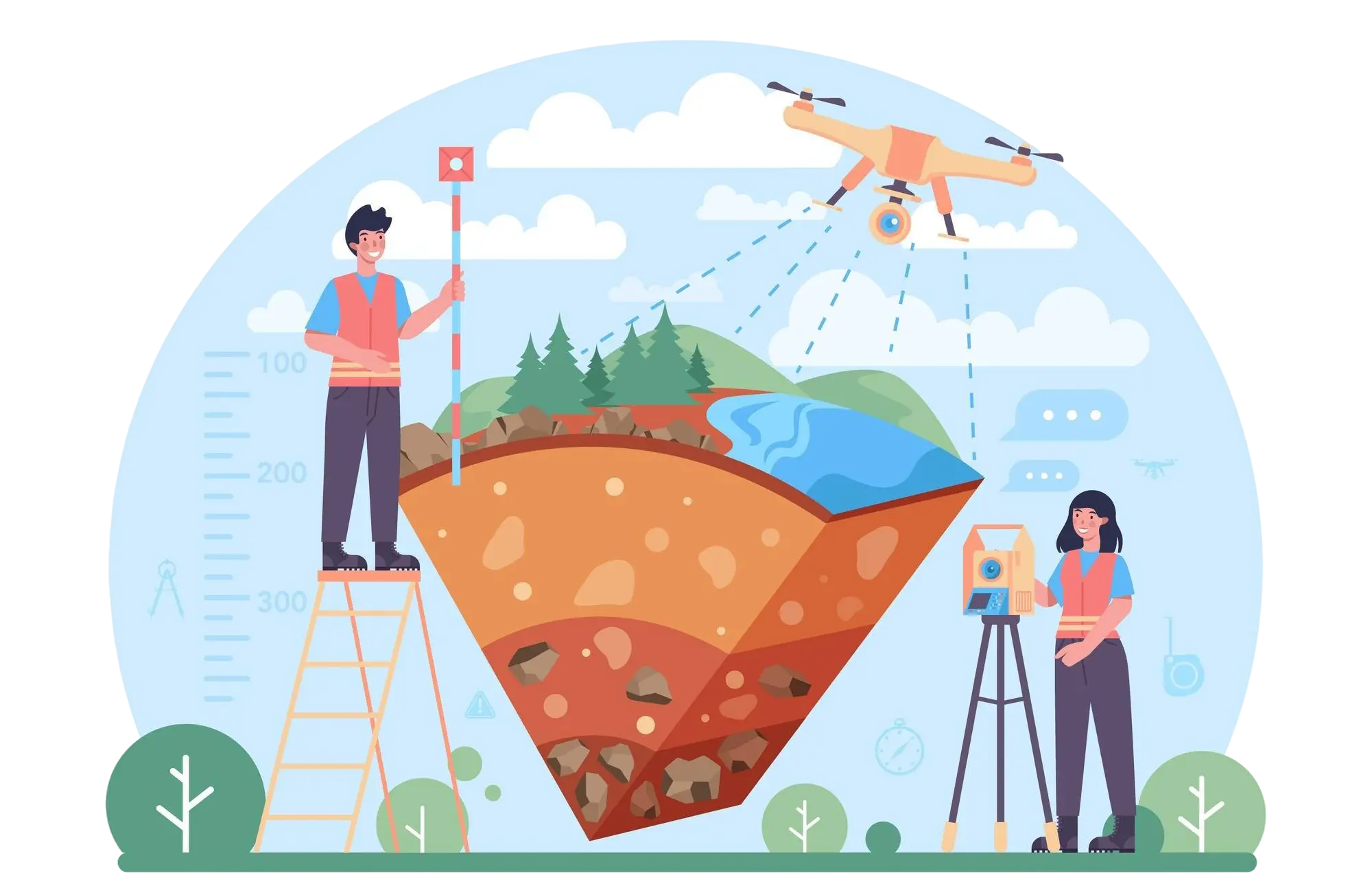 Исследование территории