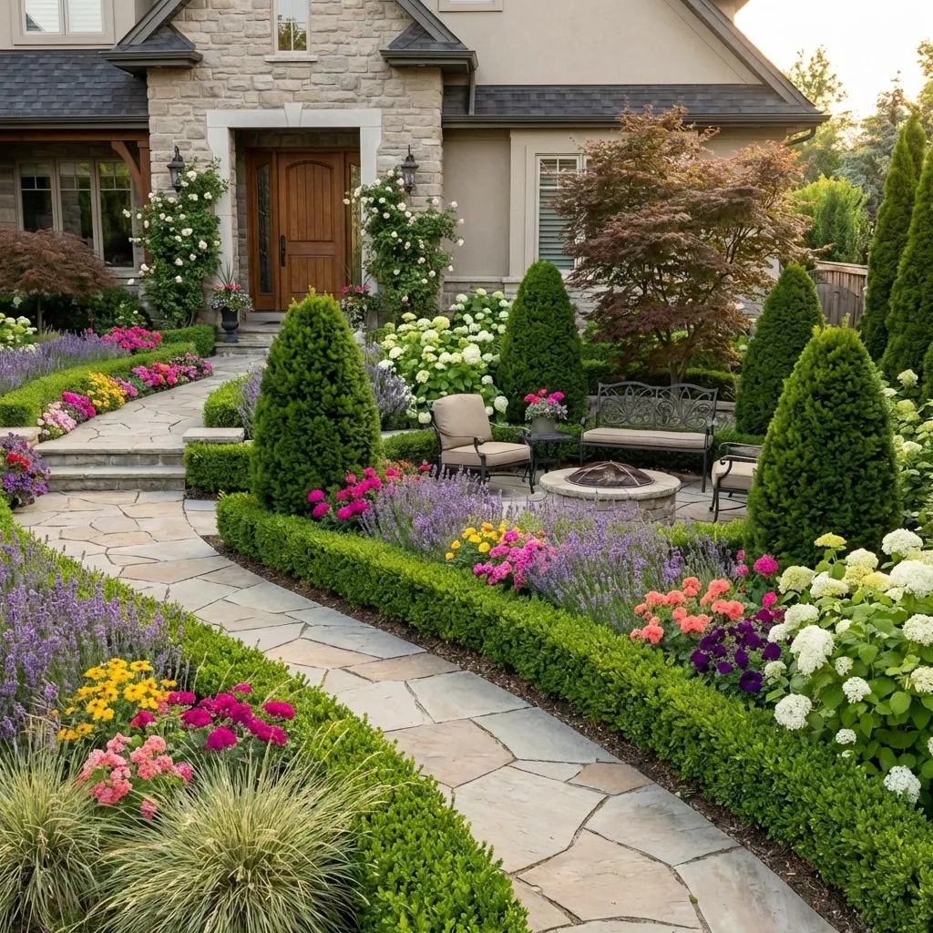 Цветники и клумбы