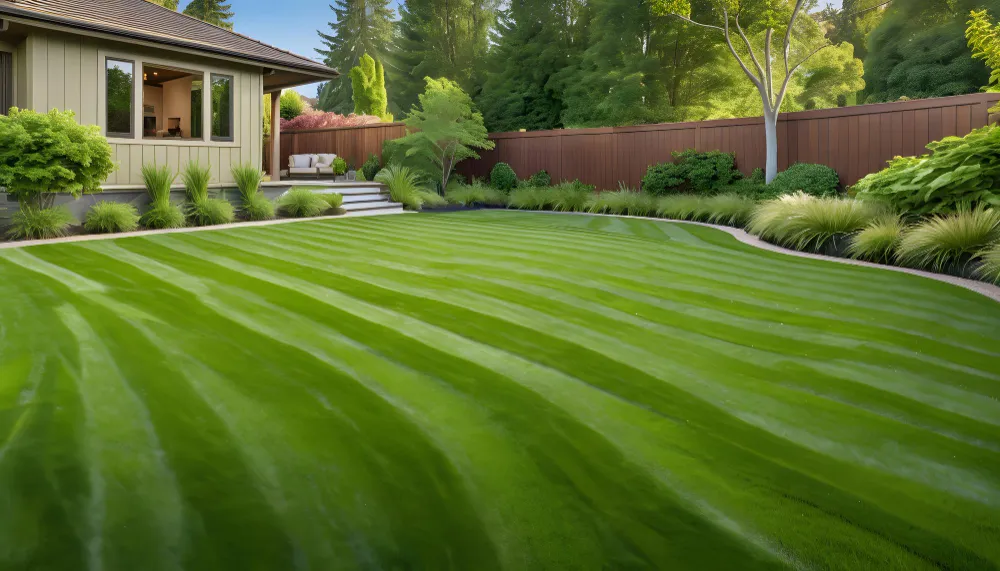 Укладка рулонного газона